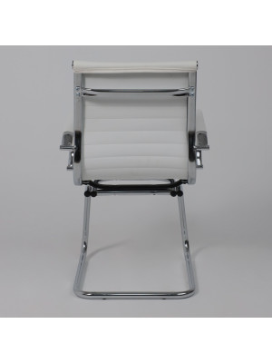 Стул офисный AksHome Dune белый сзади