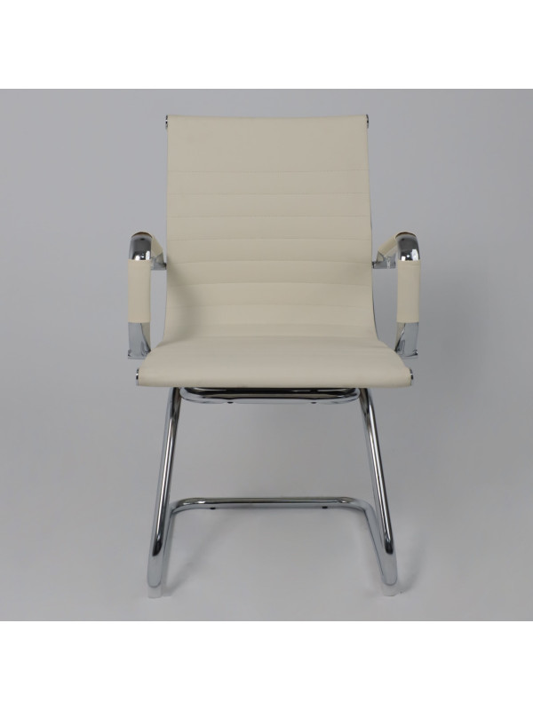 Стул офисный AksHome Dune бежевый спереди