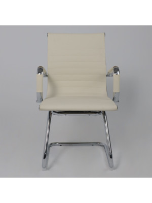 Стул офисный AksHome Dune бежевый спереди