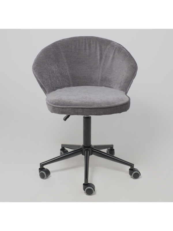 Кресло компьютерное AksHome Foxy серый спереди