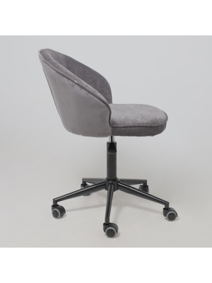 Кресло компьютерное AksHome Foxy серый сбоку