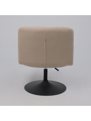 Кресло AksHome Grande песочный/черный сзади