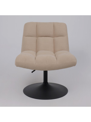 Кресло AksHome Grande песочный/черный спереди