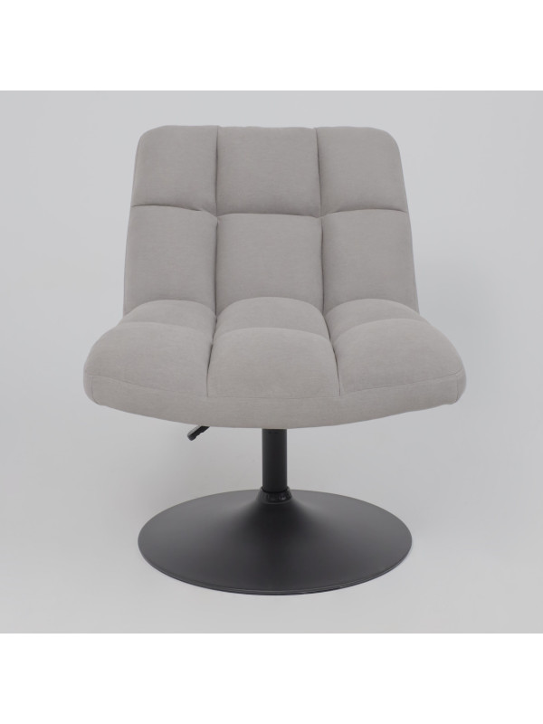 Кресло AksHome Grande серый/черный спереди