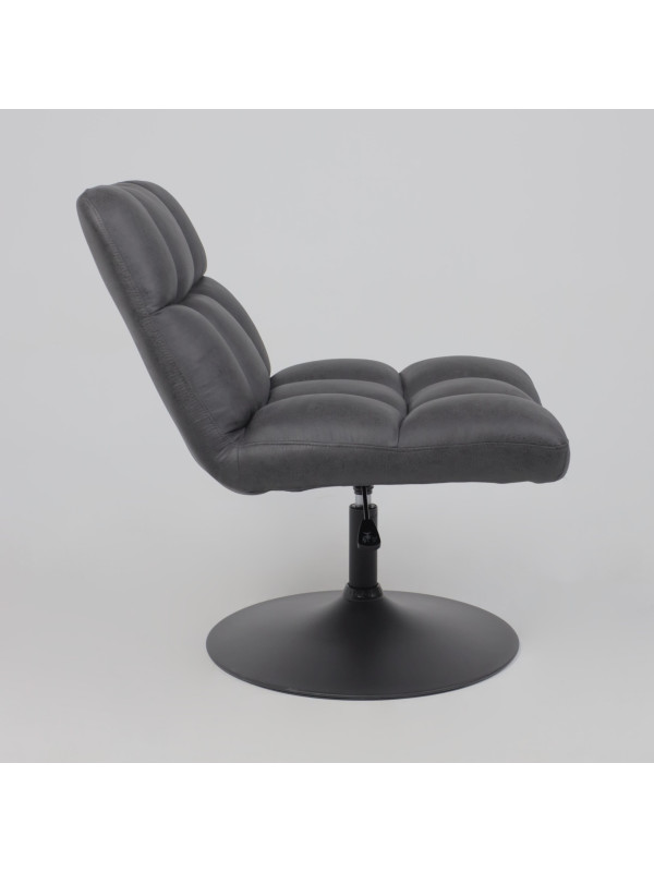 Кресло AksHome Grande черный сбоку