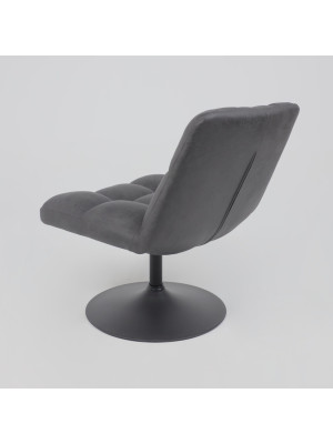 Кресло AksHome Grande черный под углом