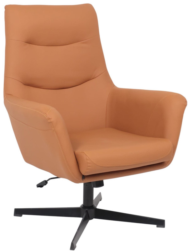 Кресло компьютерное AksHome Hudson охра/черный