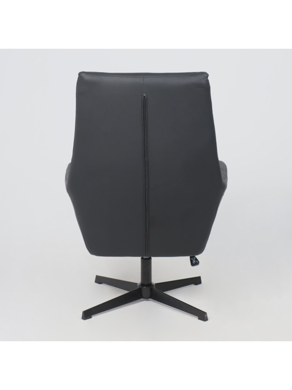 Кресло компьютерное AksHome Hudson черный сзади