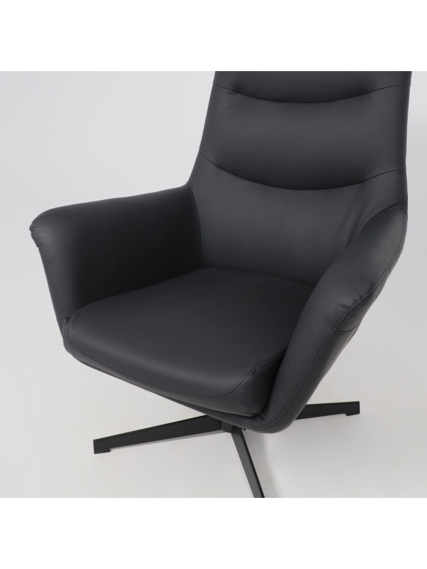 Кресло компьютерное AksHome Hudson черный