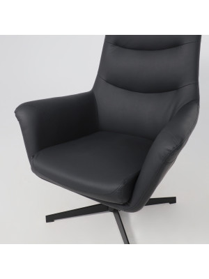 Кресло компьютерное AksHome Hudson черный