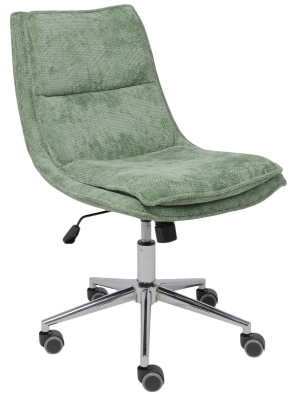 Кресло компьютерное AksHome Lola зеленый/хром