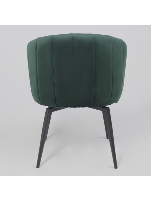 Стул AksHome Melon зеленый/черный сзади