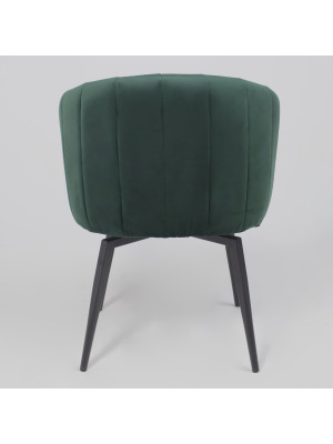 Стул AksHome Melon зеленый/черный сзади