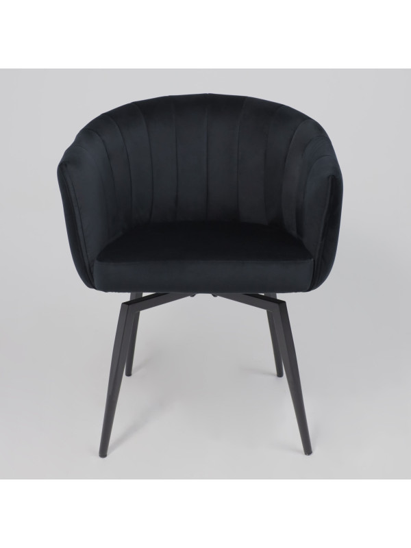 Стул AksHome Melon черный спереди