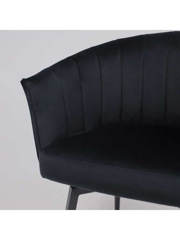 Стул AksHome Melon черный вблизи