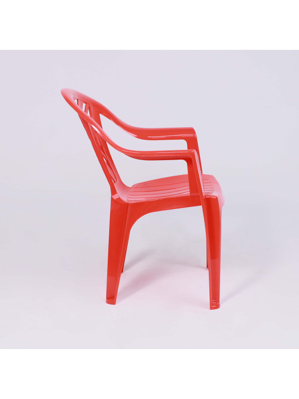 Стул садовый Стандарт Пластик Групп №6 "Престиж-2" красный сбоку