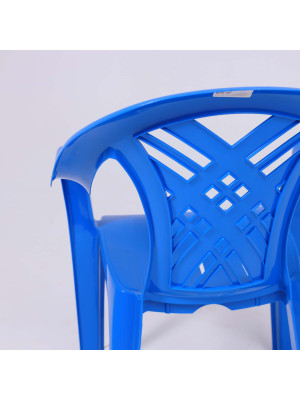 Стул садовый Стандарт Пластик Групп №6 "Престиж-2" синий вблизи