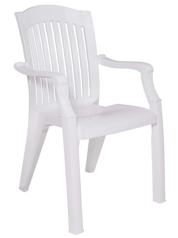 Стул садовый Стандарт Пластик Групп №7 "Премиум-1" белый