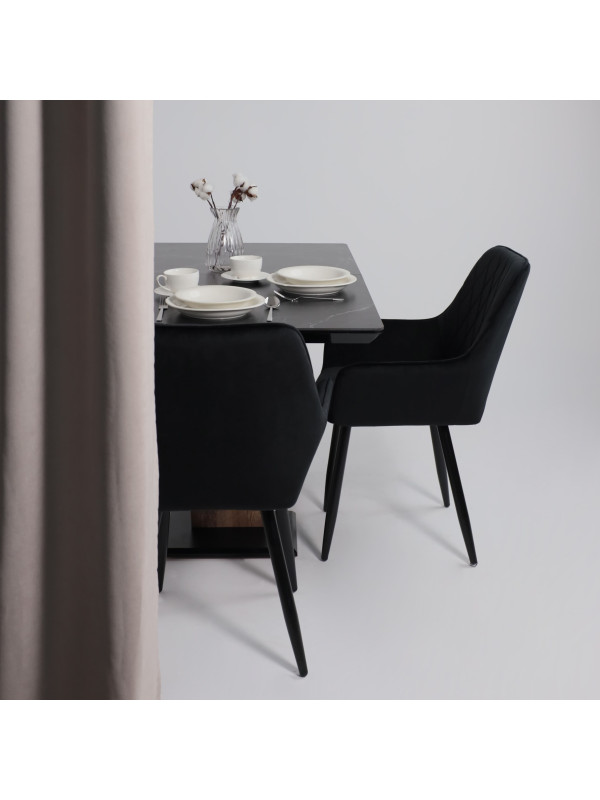 Стул AksHome Pablo черный в интерьере