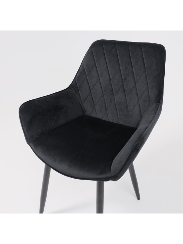 Стул AksHome Pablo черный сверху