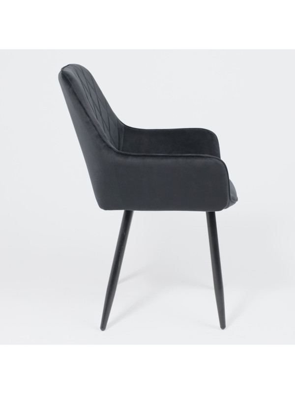 Стул AksHome Pablo черный сбоку