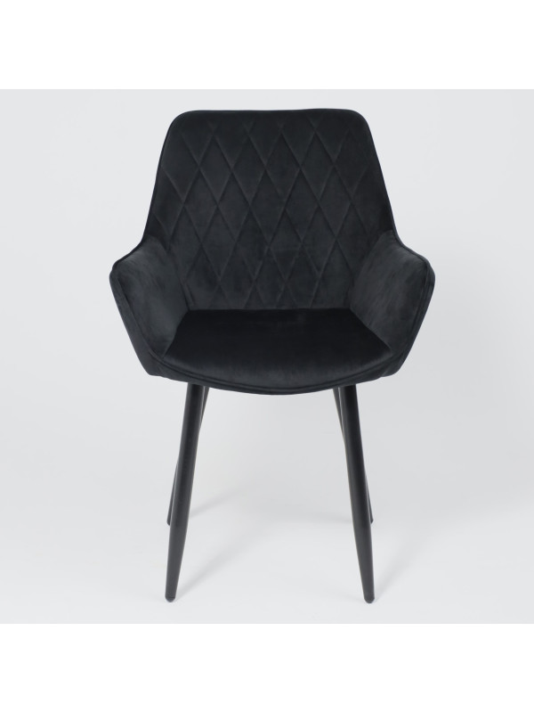 Стул AksHome Pablo черный спереди