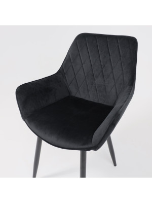 Стул AksHome Pablo черный сверху