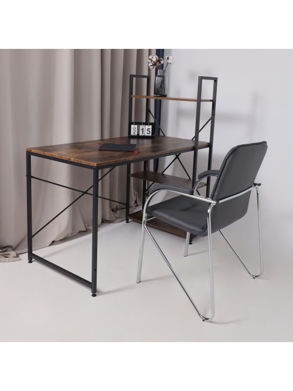 Стул офисный AksHome Samba Aks-1 серый в интерьере