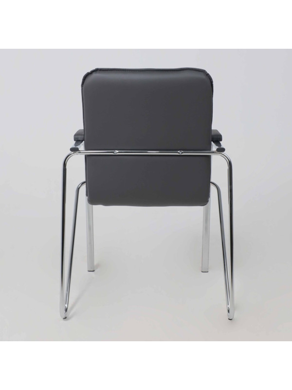 Стул офисный AksHome Samba Aks-1 серый сзади