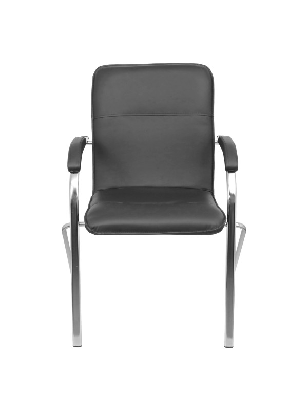 Стул офисный AksHome Samba Aks-1 черный/хром спереди