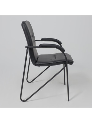 Стул офисный AksHome Samba Aks-1 черный сбоку