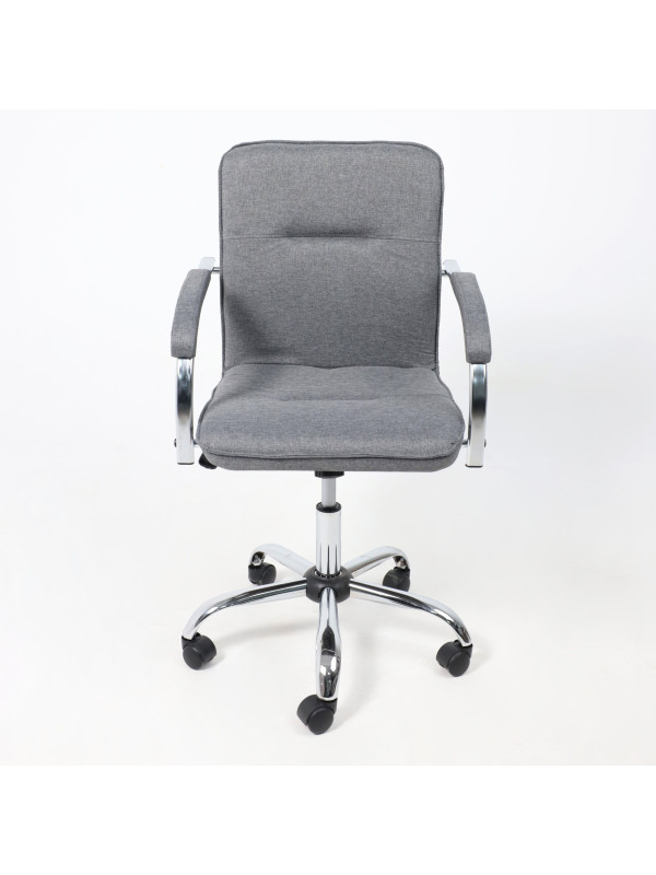 Кресло компьютерное AksHome Samba Aks-2 серый спереди