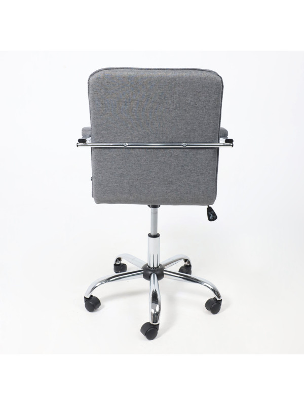 Кресло компьютерное AksHome Samba Aks-2 серый сзади