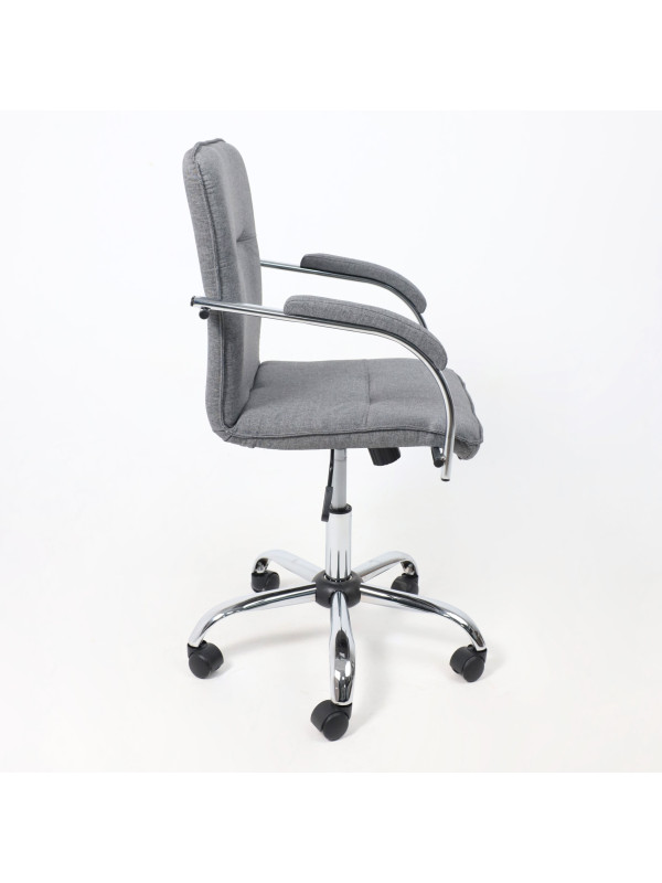 Кресло компьютерное AksHome Samba Aks-2 серый сбоку