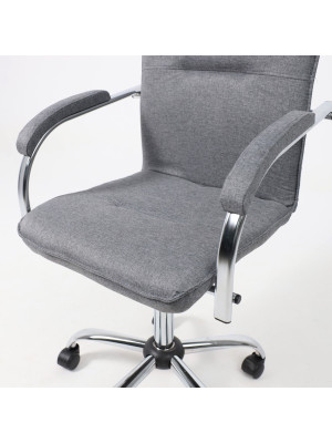 Кресло компьютерное AksHome Samba Aks-2 серый сверху