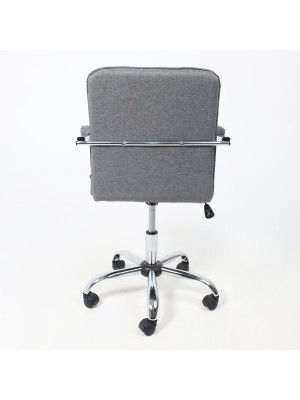 Кресло компьютерное AksHome Samba Aks-2 серый сзади