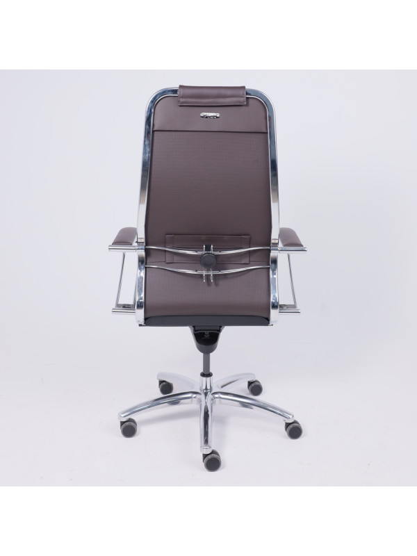 Кресло компьютерное Metta Samurai KL-1.04, M-Edition коричневый сзади