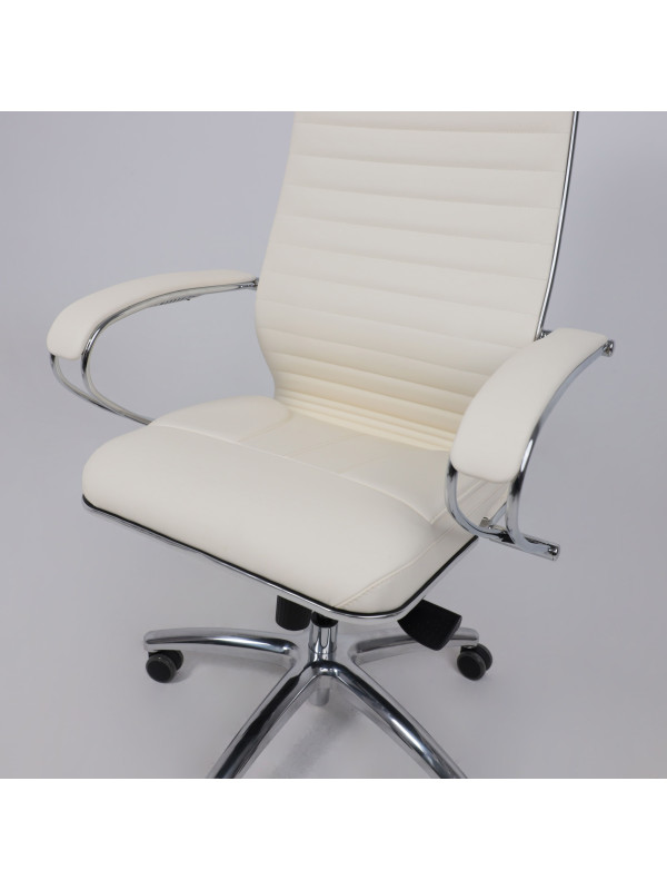 Кресло компьютерное Metta Samurai KL-1.04 молочный сверху