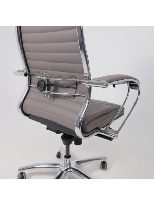 Кресло компьютерное Metta Samurai KL-1.04 серый регулировка поясничного отдела