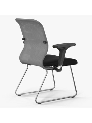 Стул офисный Metta Sit 8 ArK-51.00 черный сзади