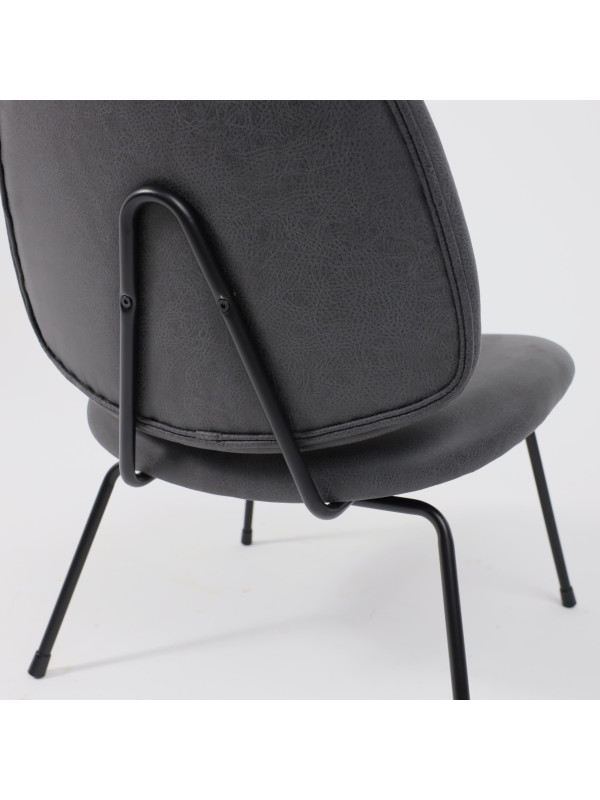 Кресло AksHome Sway черный вблизи