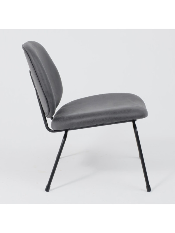 Кресло AksHome Sway черный сбоку