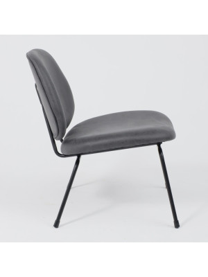 Кресло AksHome Sway черный сбоку