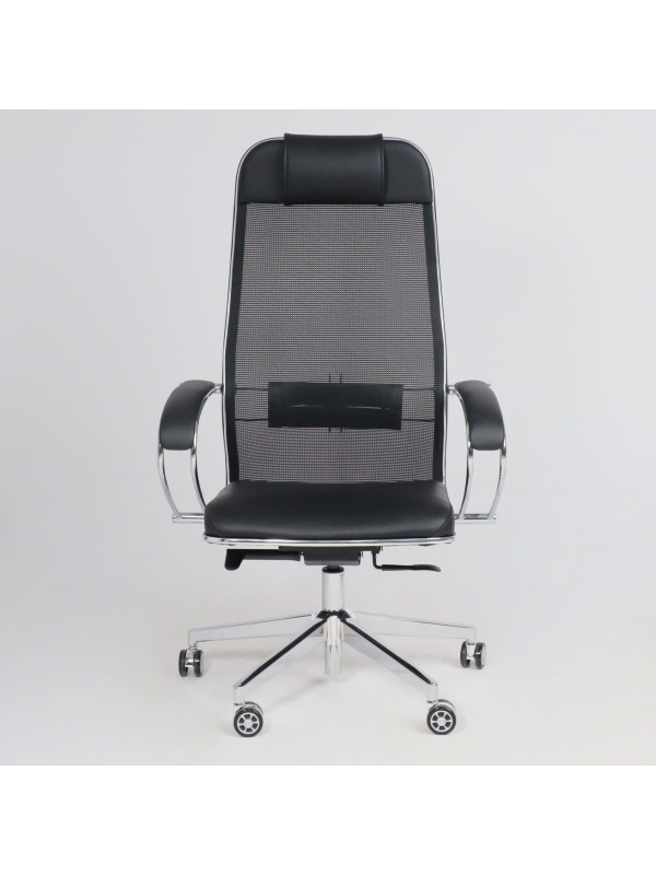 Кресло компьютерное Metta SynchroSit NL-SL1 черный спереди