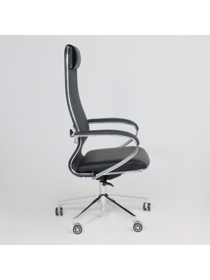 Кресло компьютерное Metta SynchroSit NL-SL1 черный сбоку