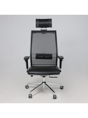 Кресло компьютерное Metta SynchroSit NL-SL3 черный спереди