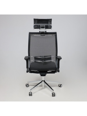 Кресло компьютерное Metta SynchroSit NL-SL3 черный сзади