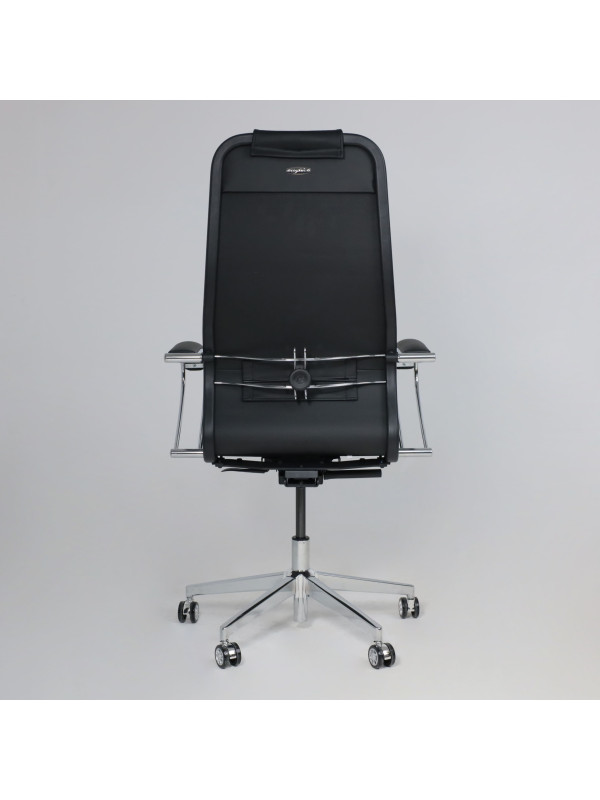 Кресло компьютерное Metta SynchroSit NL-КL1 черный сзади