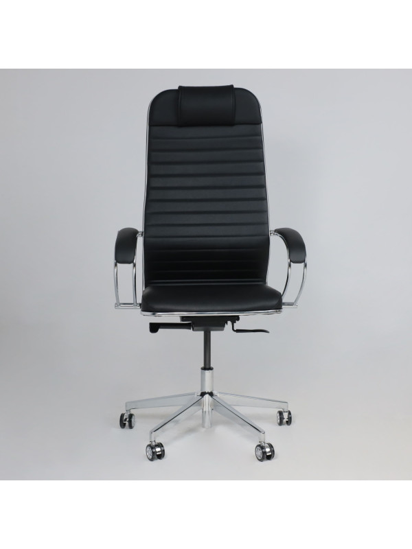 Кресло компьютерное Metta SynchroSit NL-КL1 черный спереди