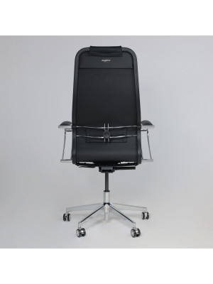 Кресло компьютерное Metta SynchroSit NL-КL1 черный сзади